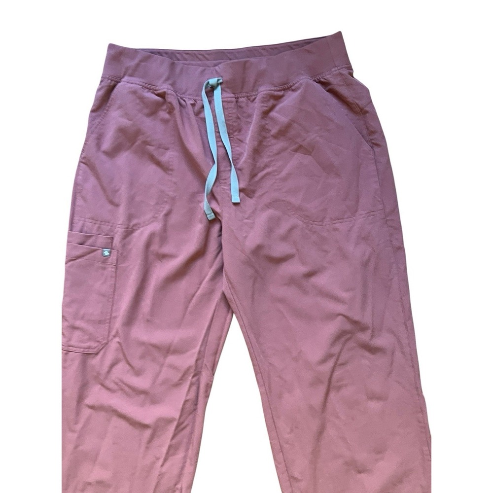 FIGS Isabel Wide Leg Scrub Pants Mauve 2XL - Picture 2 of 6